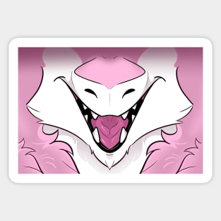 Pink Sergal Sticker